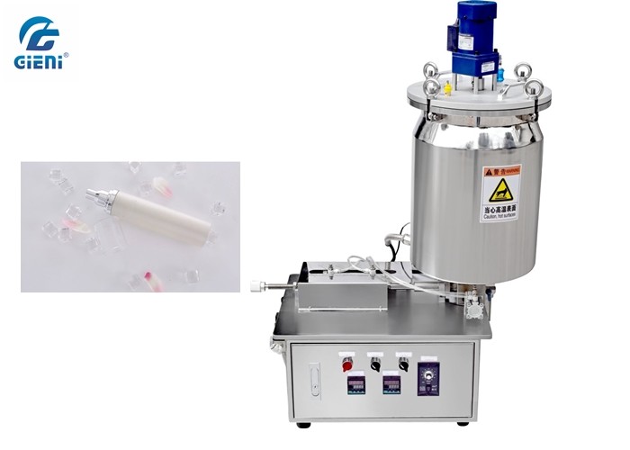 Semi - source d'air cosmétique automatique de machine de remplissage de toner avec le double réservoir de couche